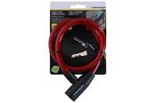 Fietsaccessoires - Dunlop - Spiral key bicycle lock 65 cm - red - 871125208264_RED