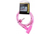 Fietsaccessoires - Dunlop anti-theft bicycle key lock - pink - 8711252563749_PINK