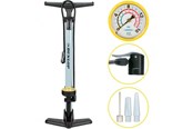 Fietsaccessoires - Dunlop - Floor pump for bikes balls mattresses with pressure gauge - Blue - 871125257378