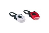 Bike Lights - Dunlop - Set of Silicone Bicycle Lights Front and Rear LED - 871125225545