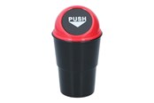 Auto-accessoires - Dunlop - Car Trash Bin 400 ml 10x17 cm - Red / Black - 8711252253374_RED