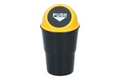 Auto-accessoires - Dunlop - Car Trash Bin 400 ml 10x17 cm - Yellow / Black - 8711252253374_YELLOW
