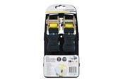 Auto-accessoires - Dunlop - Ratchet Tie Down Strap with Locking Mechanism 5 m / 150 kg 2 pcs - 871125226844