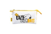 Schrijf- en tekengerei - Snoopy - 3-compartment pencil case from the Lazy Days collection - MARE0284