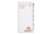 Kinderkamer - Pusheen - Magnetic notebook / shopping list for the fridge + pencil - 10 x 21 cm - NMGE013