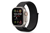 Smartwatch - Accessoires - Tech-Protect Nylon Strap for Apple Watch 44 / 45 / 46 / 49 mm - Black - 5906302370764