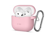 Mobiel - Covers & Cases - Tech-Protect Silicone Hook Case for AirPods 4 - Pink - 5906302370054