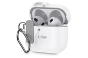 Mobiel - Covers & Cases - Tech-Protect Slim Hook Case for AirPods 4 - White - 5906302371662