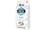 Honden - Brit Fresh Muscles & Joints Fish with pumpkin - dry dog food - 12kg - 8595602530779