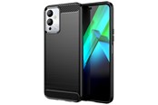 Mobiel - Covers & Cases - Hurtel Carbon Case Case for Infinix Note 12i Flexible Silicone Carbon Cover Black - 9145576275405