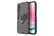Mobiel - Covers & Cases - Hurtel Ring Armor Case for Samsung Galaxy A24 4G Armored Cover Magnetic Holder Ring Black - 9145576277638
