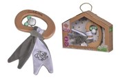 Speelgoed voor baby's - Simba EH Baby Pure rattle w/bell and plush - 100005711