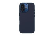 Mobiel - Covers & Cases - Decoded AntiMicrobial Silicone Backcover for iPhone 16 Blue Print (Navy) - D25IPO16BCS9BT