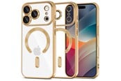 Mobiel - Covers & Cases - Tech-Protect MagFlex MagSafe Case for iPhone 17 Pro - Clear Gold - 5906302319718