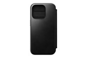 Mobiel - Covers & Cases - Nomad Modern Leather Folio - iPhone 15 Pro | Black | Horween - NM01626985
