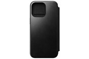 Mobiel - Covers & Cases - Nomad Modern Leather Folio - iPhone 15 Pro Max | Black | Horween - NM01631385