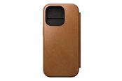 Mobiel - Covers & Cases - Nomad Modern Leather Folio - iPhone 16 Pro | English Tan-C | Leather - NM01678885