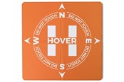 Drones - HOVERAir - Aqua Foldable Takeoff Pad - Orange - SP88H001