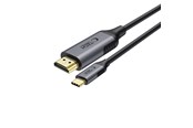 Beelscherm- en tv-kabel - Tech-Protect UltraBoost USB-C / HDMI 60Hz 180cm Cable - Black - 5906302321773