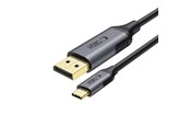 Beelscherm- en tv-kabel - Tech-Protect UltraBoost USB-C to DisplayPort 1.4 8K 60Hz 180cm Cable - Black - 5906302321780