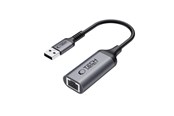 Beelscherm- en tv-kabel - Tech-Protect UltraBoost USB-A 3.0 / Ethernet RJ45 1000Mbps Adapter - Black - 5906302321841