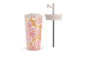 Keuken accessoires - Burga Aloha - Travel Mug 500ml with Flap & Straw Set - 950270