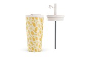 Keuken accessoires - Burga Lemon Tart - Travel Mug 500ml with Flap & Straw Set - 950282