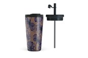 Keuken accessoires - Burga Velvet Night - Travel Mug 500ml with Flap & Straw Set - 950398