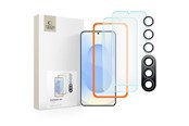 Mobiel - Beschermend glas - Tech-Protect Supreme Set for Samsung Galaxy S25+ 2x Tempered Glass for Display / Tempered Glass for Camera - Clear - 5906302322220
