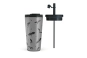 Keuken accessoires - Burga Draco - Travel Mug 500ml with Flap & Straw Set - 974754