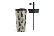 Keuken accessoires - Burga Salem - Travel Mug 500ml with Flap & Straw Set - 974796