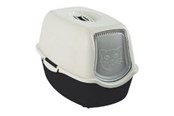 Katten - rotho Bailey Hooded litter box Black, White - 4004508080