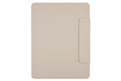 Tablet - Hoezen - Pomologic BookCover w Mag iPad Air 13 M2/M3/M4 Ivory - POM-24BCSMA129-806