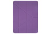 Tablet - Hoezen - Pomologic - BookFold Clear for iPad 11/ 10.9 10th Gen Clear/Purple - POM-CLOC10-205