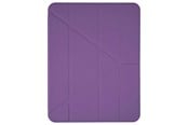 Tablet - Hoezen - Pomologic - BookFold Clear for iPad Air 13 M2/M3/M4 Clear/Purple - POM-CLOCA129-205
