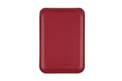 Mobiel - Overige accessoires - Pomologic Card Wallet Stand Red Velvet w/Mag - POM-CWS-302