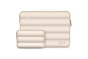 Tassen - Tech-Protect Puffy Laptop Bag 13-14 - Beige - 5906302375264