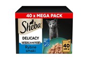 Katten - Sheba Delicacy Fish Flavours in Jelly – wet cat food – 40×85g - 4770608268091