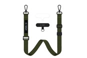 Mobiel - Overige accessoires - Tech-Protect C65 Rope Crossbody Lanyard - Olive - 5906302371006