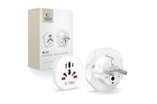 Mobiel - Adapters & Opladers - Tech-Protect Universal Travel Adapter for EU - White - 5906302380459