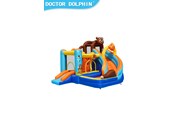 Buiten spelen - Doctor Dolphin Honey Bear Springkasteel incl. 450 watt blower - 72069B