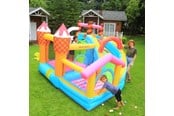 Buiten spelen - Doctor Dolphin Icecream springkussen incl. 450 watt blower - 72043