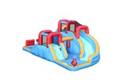 Buiten spelen - Doctor Dolphin Waterworld Springkasteel incl. 750 watt blower - 73033A