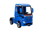 Ride Ons & Walkers - Mercedes Actros Truck Blauw 12V, 4x12V motoren - 6950239