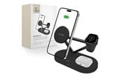 Mobiel - Adapters & Opladers - Tech-Protect QI15W-A41 3in1 Wireless Charger with MagSafe for Apple Devices - Black - 5906302380152