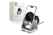 Mobiel - Adapters & Opladers - Tech-Protect QI15W-A43 3in1 Wireless Charger with MagSafe for Apple Devices - Black - 5906302380183
