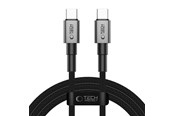 USB-kabel - Tech-Protect UltraBoost DNA USB-C PD100W/5A 200 cm Cable - Grey - 5906302380831