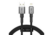 USB-kabel - Tech-Protect UltraBoost DNA USB-A / Lightning 15W/2.4A 100 cm Cable - Grey - 5906302380855