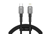 USB-kabel - Tech-Protect UltraBoost DNA USB-C / Lightning PD27W/3A Cable 100 cm - Grey - 5906302380879
