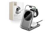 Mobiel - Adapters & Opladers - Tech-Protect QI15W-A42 3in1 Inductive Charger with MagSafe for Appple Devices - Grey - 5906302380169